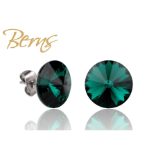 Berns Dots fülbevaló smaragd zöld színű Berns eredeti európai® kristállyal fülbevaló