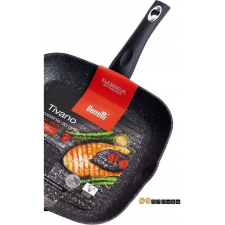 BERRETTI BR-5999 Tivano Grill serpenyő 28 x 28cm - Fekete (BR-5999) edény