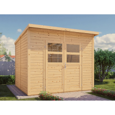 Bertilo Felix kerti faház 245 cm x 239 cm Natúr FSC kerti tárolás