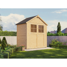 Bertilo Osterbek kerti faház 181 cm x 122 cm Natúr FSC kerti tárolás