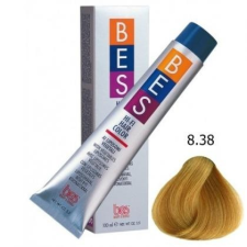 BES HI-FI hajfesték 8.38 aranyló bézs világosszőke 100ml hajfesték, színező