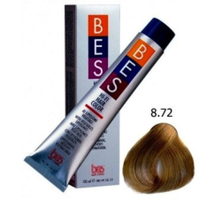 BES HI-FI hajfesték 8.72 irizáló világos dohányszőke 100ml hajfesték, színező