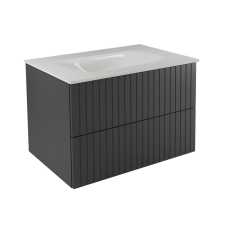 Besco AKYA LINEA fürdőszobabútor – matt fegyverszürke fürdőszoba bútor