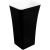 Besco Assos Black & White mosdótál 50x40 cm fehér #UMMC-A-WO