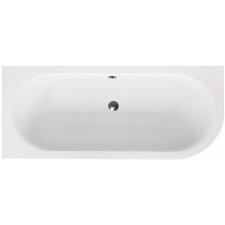 Besco Avita vékony sarokkád 150x75 cm baloldali fehér #WAV-150-NLS kád, zuhanykabin