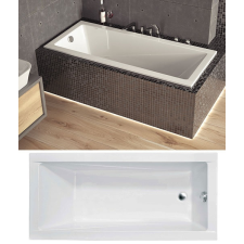  Besco Modern 180x80 akril egyenes kád kád, zuhanykabin