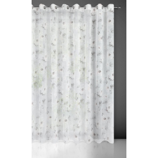  Bessy mintás dekor függöny Fehér/szürke/rózsaszín 350x250 cm lakástextília