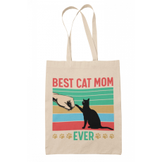  Best cat mom ever - Vászontáska