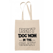 Best dog mom in the galaxy - Vászontáska kézitáska és bőrönd