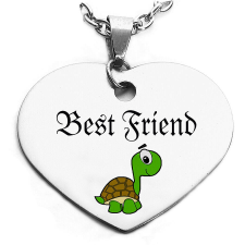 Best Friend (Legjobb barát) teknősös medál láncra, vagy kulcstartóra (többféle) medál