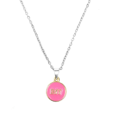 Best Friends Forever (Legjobb barátok örökké) pink gyerek nyaklánc medállal nyaklánc
