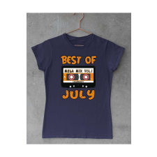 Best of july női póló - egyedi mintás, 12 szín, S-2XL női póló