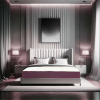 Best Sleep Ortopéd matrac,  Color Line Purple, 140x190x12cm, poliuretán hab, hipoallergén, megfordítható, kemény