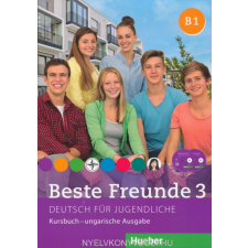 BESTE FREUNDE 3 KB+CD UNGARISCHE nyelvkönyv, szótár