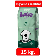 Besties Dog bárány rizzsel száraz kutyatáp 15 kg ( Szerintünk közepes minőség ) kutyaeledel