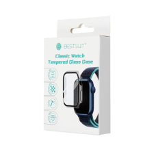 Bestsuit Apple Watch Ultra/Ultra2 49mm okosóra védő tok, műanyag tok, 360 fokos védelem, átlátszó, Bestsuit okosóra kellék