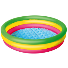 Bestway 51104 Színes 3 gyűrűs medence, 102x25cm medence