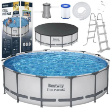 Bestway acélvázas kerti medence 427x107cm szett medence