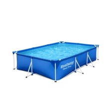 Bestway AMALFI szögletes fémvázas medenceszett 300 x 201 x 66 cm (FFA_679) medence