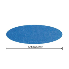 Bestway Bestway® FlowClear™ 58173 ponyva, napelemes, medence, 5,49 m (STR8050276) medence