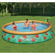 Bestway Fast Set Paradise Palms felfújható medenceszett 457 x 84 cm medence