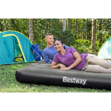 Bestway fekete és szürke 3 az 1-ben felfújható légágy 188x99x25 cm kemping felszerelés