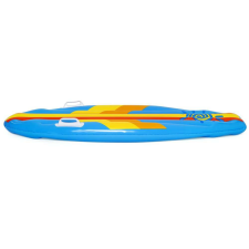 Bestway felfújható szörfdeszka gumimatrac kék - narancsárga színben - 114 x 46 cm strandjáték