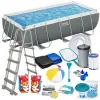  Bestway fémvázas kerti medence 404 x 201 x 100 cm 18 az 1-ben, 56441