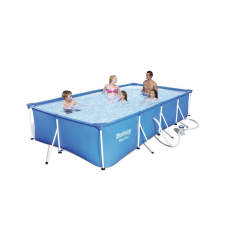 Bestway FFA 671 Florida szögletes fémvázas medence szett, 400x211x81cm medence