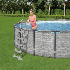 Bestway Flowclear 4 fokos biztonsági létra 122 cm medence kiegészítő