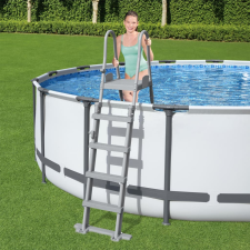 Bestway Flowclear 4 fokos biztonsági medencelétra 132 cm medence kiegészítő