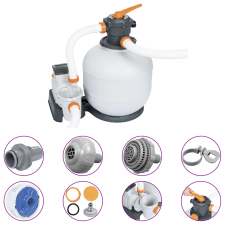 Bestway Flowclear homoksz?r?s szivattyú 8327 liter/óra (3202506) medence kiegészítő