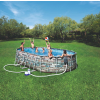 Bestway Korzika Comfort Jet ovális fémvázas medence szett 610 x 366 x 122 cm (FFA_675)