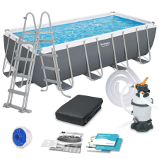 Bestway Power Steel Fémvázas medence, kiegészítőkkel 488x244x122cm (56671n) medence
