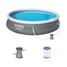 Bestway puhafalú medence vízforgatóval 396x84cm medence kiegészítő