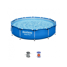 Bestway Steel Pro fémvázas kör alakú medence (366 x 76 cm) (8050184) medence