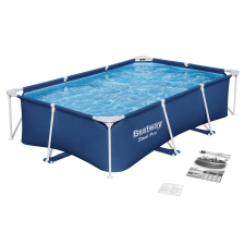 Bestway Steel Pro Splash 259x170x61cm Fémvázas medence javító készlettel medence