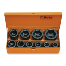 Beta 007280910 728/C10 10 db 3/4"-os gépi Dugókulcs, fémdobozban dugókulcs