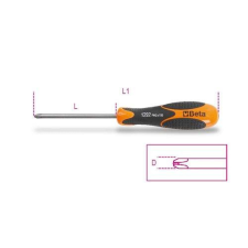 Beta 1292INOX 6X100 Csavarhúzó Phillips®-csavarokhoz, nemesacél csavarhúzó
