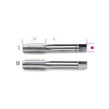 Beta 434 10X075 Kézi menetfúró, metrikus finom menet, HSS (004340007) menetmetsző, menetfúró