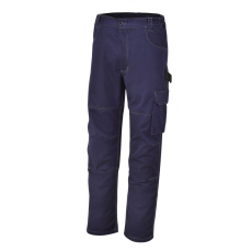 Beta 7840BL T/C twill munkanadrág 245g, kék. Derékban oldalt elasztikus. XS (078400100)