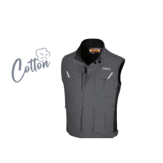 Beta 7937MG S Munkamellény, 100% pamut, szürke (079370401)