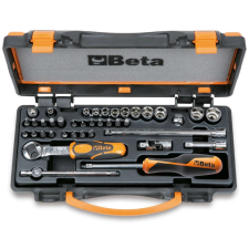 Beta 900/C11 11 hatlapú Dugókulcs, 20 csavarhúzóbetét és 8 betéttartó (009000971) dugókulcs