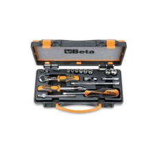 Beta 900AS/C10 10 hatlapú dugókulcs és 7 tartozék fémdobozban dugókulcs
