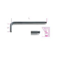 Beta 96BP 1,5 mm Hajlított gömbfejű imbuszkulcs, barnított imbuszkulcs