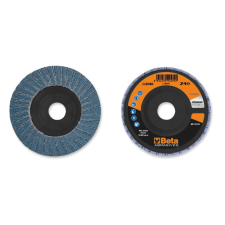 Beta BETA 11202A 60 Csiszolótárcsák cirkónium csiszolóvászonnal, műanyag csiszolótalp, dupla lamellás kivitel barkácsgép tartozék