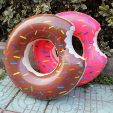 BÉTALOX Felfújható cukros fánk úszógumi 80 cm úszógumi, karúszó