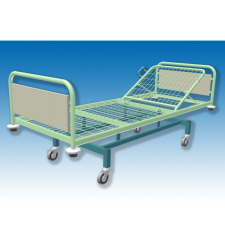  Betegágy mechanikus, görgős, állítható fejrésszel gyógyászati segédeszköz