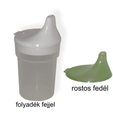  Betegitató pohár híg és sűrű folyadék fejjel betegápolási kellék