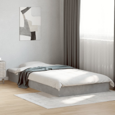  betonszürke szerelt fa ágykeret 90 x 190 cm ágy és ágykellék